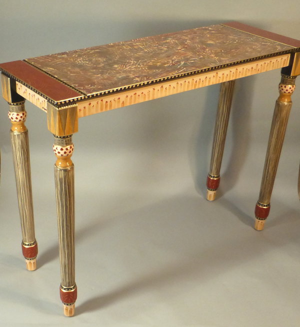 TWO-T-AT-TLHT-13-TURNEDLEGHALLTABLE13RED-BRONZE-CARAMEL.JPG